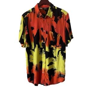 WESC Shirt Oden Gradient Palm We Are The Superlative Conspiracy Stockholm Sz S